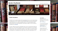 Desktop Screenshot of gardencitybooks.co.uk
